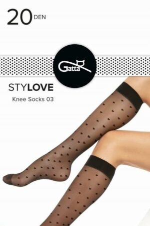 GATTA PODKOLANÓWKI 20DEN STYLOVE 03